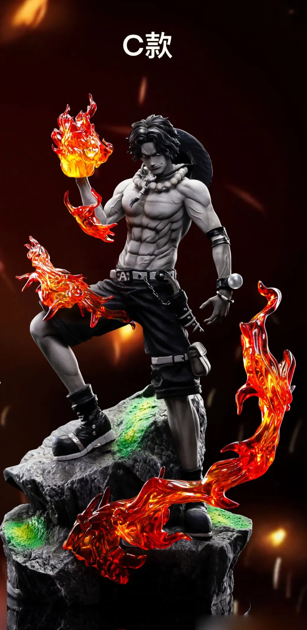POP Scale Portgas D. Ace - ONE PIECE Resin Statue - Iron Knight Studios