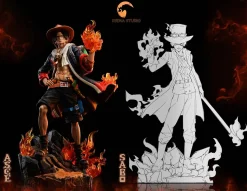 POP Scale Portgas D. Ace with Arabasta Cloak - ONE PIECE Resin Statue - HYENA Studio