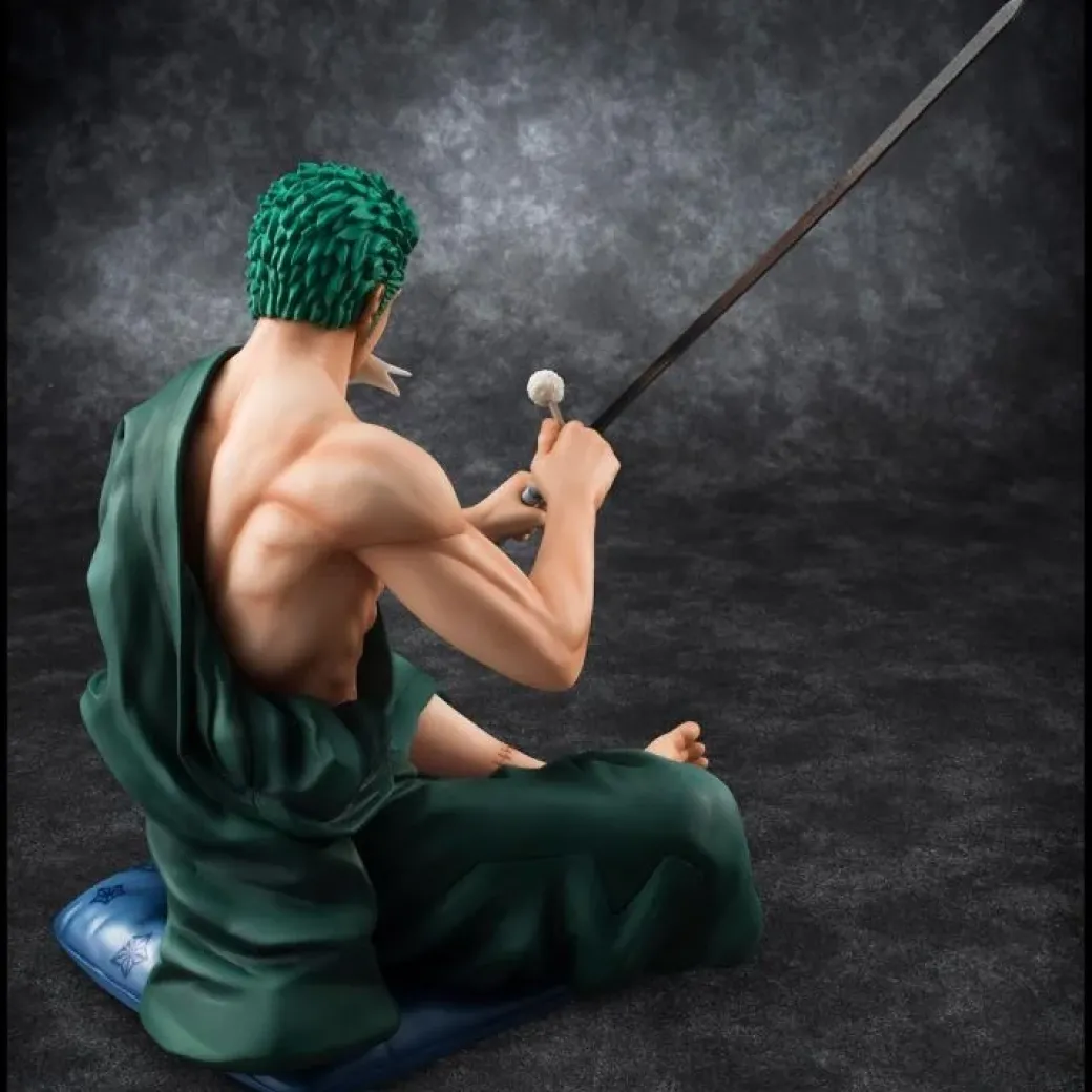 POP Scale Second Edition Sitting Ver. Roronoa Zoro - ONE PIECE Official Statue - MegaHouse