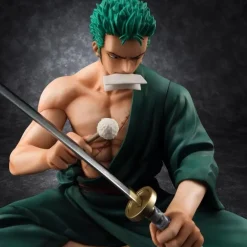 POP Scale Second Edition Sitting Ver. Roronoa Zoro - ONE PIECE Official Statue - MegaHouse