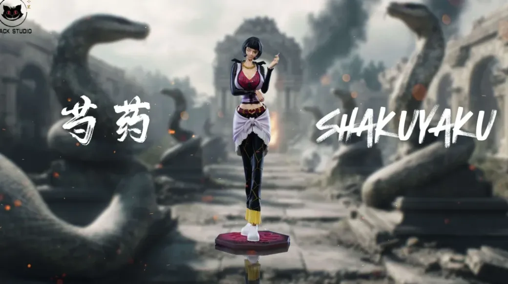 POP Scale Shakuyaku & Ran - ONE PIECE Resin Statue - Black Studios