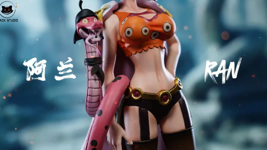 POP Scale Shakuyaku & Ran - ONE PIECE Resin Statue - Black Studios