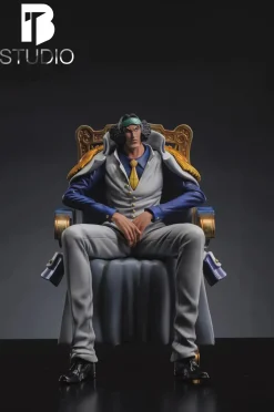 Pop Scale Sitting Kuzan/ Aokiji - ONE PIECE Resin Statue - BT Studios