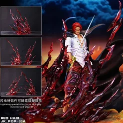 POP Scale Standing Red Haired Shanks - ONE PIECE Resin Statue - JacksDo Studios