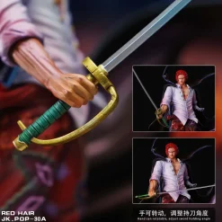 POP Scale Standing Red Haired Shanks - ONE PIECE Resin Statue - JacksDo Studios