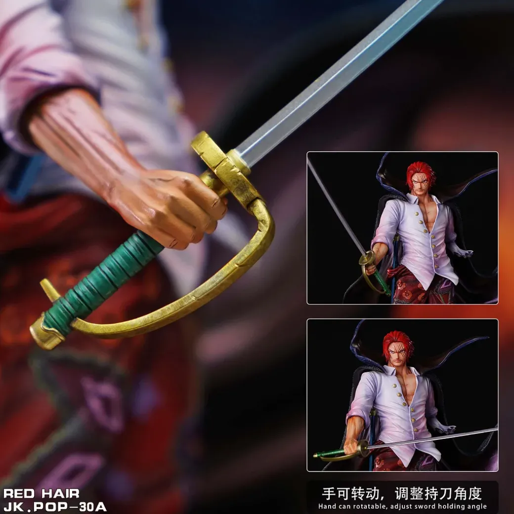 POP Scale Standing Red Haired Shanks - ONE PIECE Resin Statue - JacksDo Studios