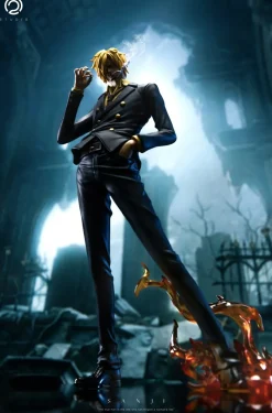 POP Scale Straw Hat Pirates 003 Vinsmoke Sanji -  ONE PIECE Resin Statue - C2 Studio