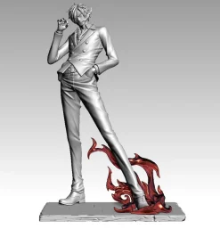 POP Scale Straw Hat Pirates 003 Vinsmoke Sanji -  ONE PIECE Resin Statue - C2 Studio
