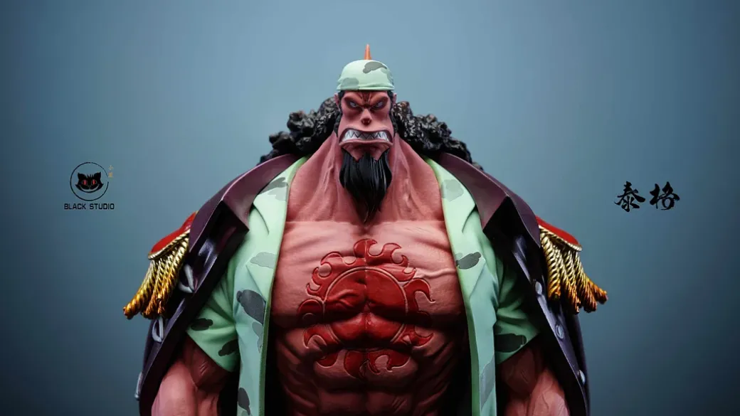 POP Scale Sun Pirates 001 Fisher Tiger - ONE PIECE Resin Statue - Black Studios