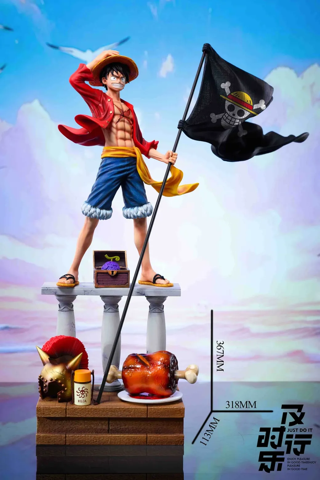 POP Scale Two Years Later Straw Hat Crew Family Portrait Monkey D. Luffy - ONE PIECE Resin Statue - Just Do It Studio