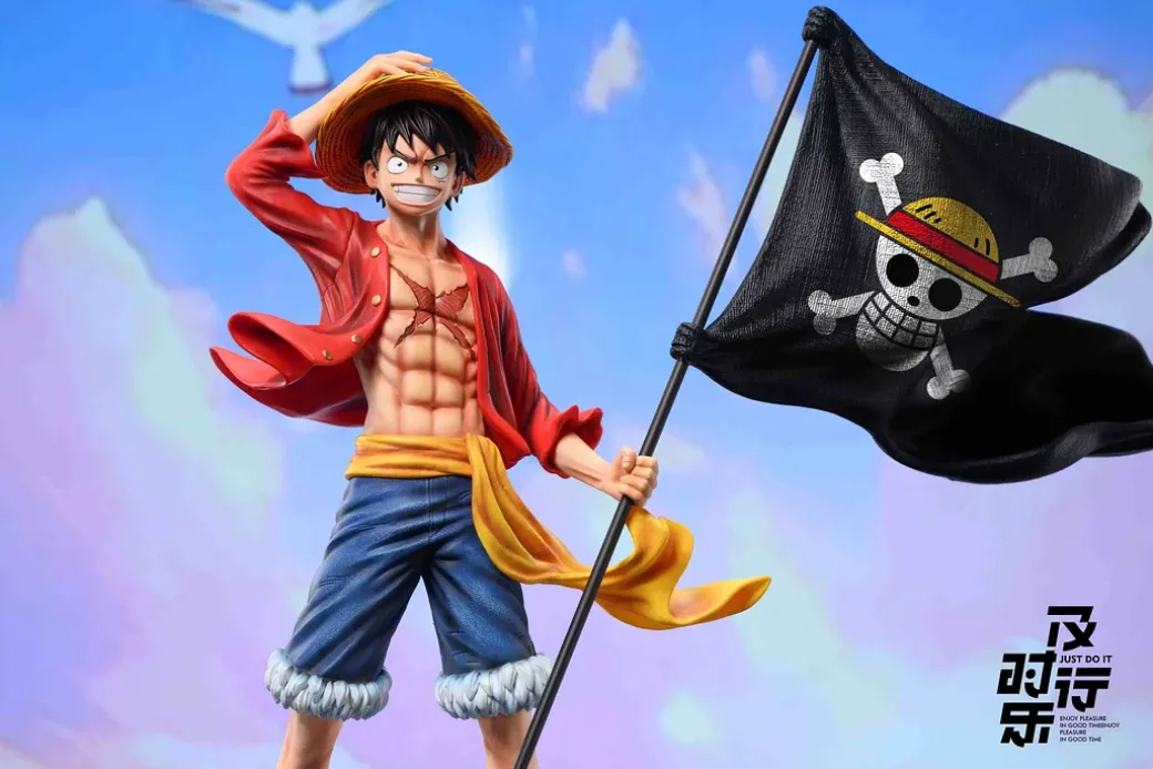 POP Scale Two Years Later Straw Hat Crew Family Portrait Monkey D. Luffy - ONE PIECE Resin Statue - Just Do It Studio