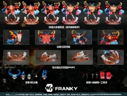 POP Scale Two Years Later Franky - ONE PIECE Resin Statue - WH-Studio