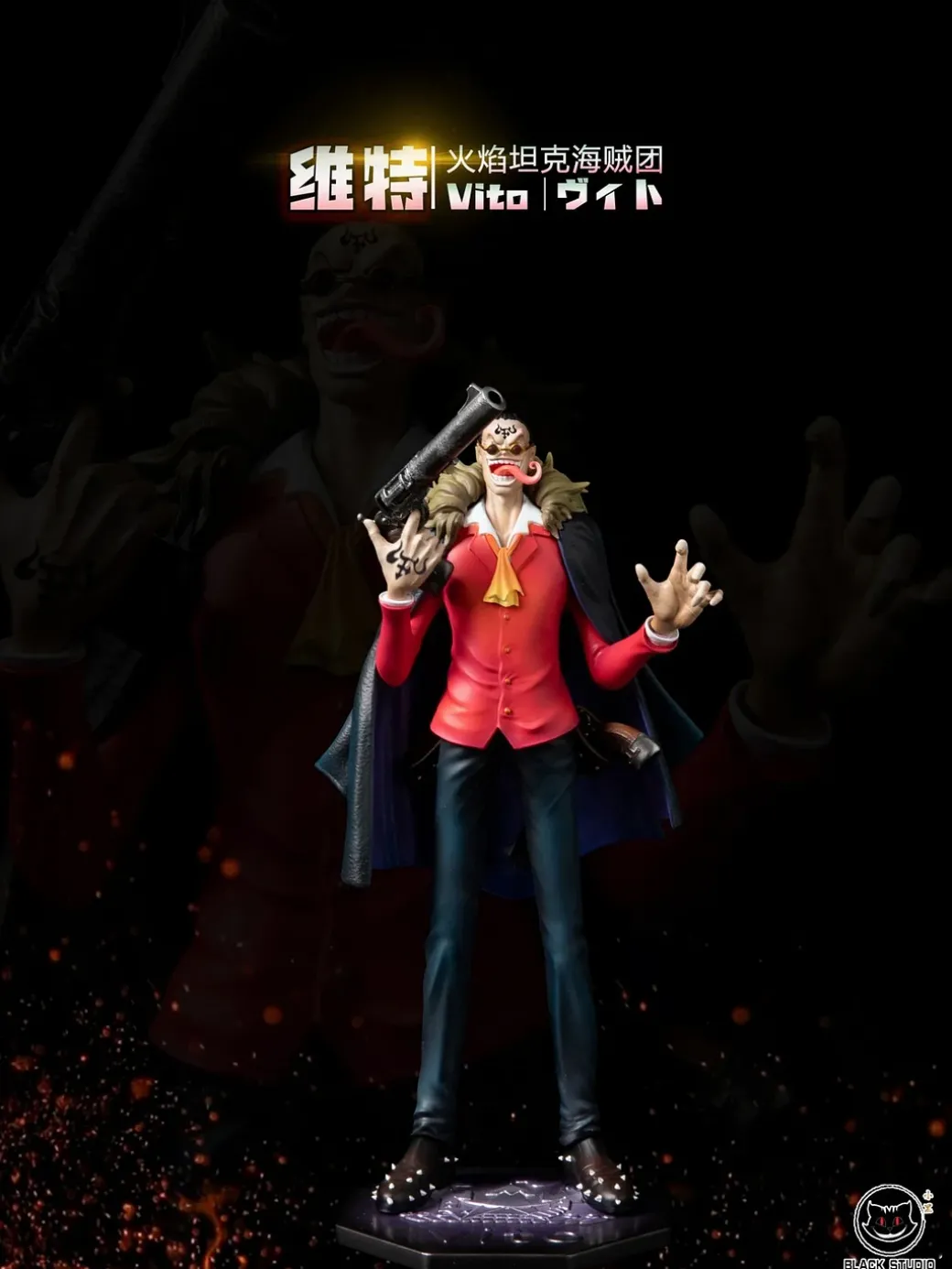 POP Scale Vito & Gotti - ONE PIECE Resin Statue - Black Studio