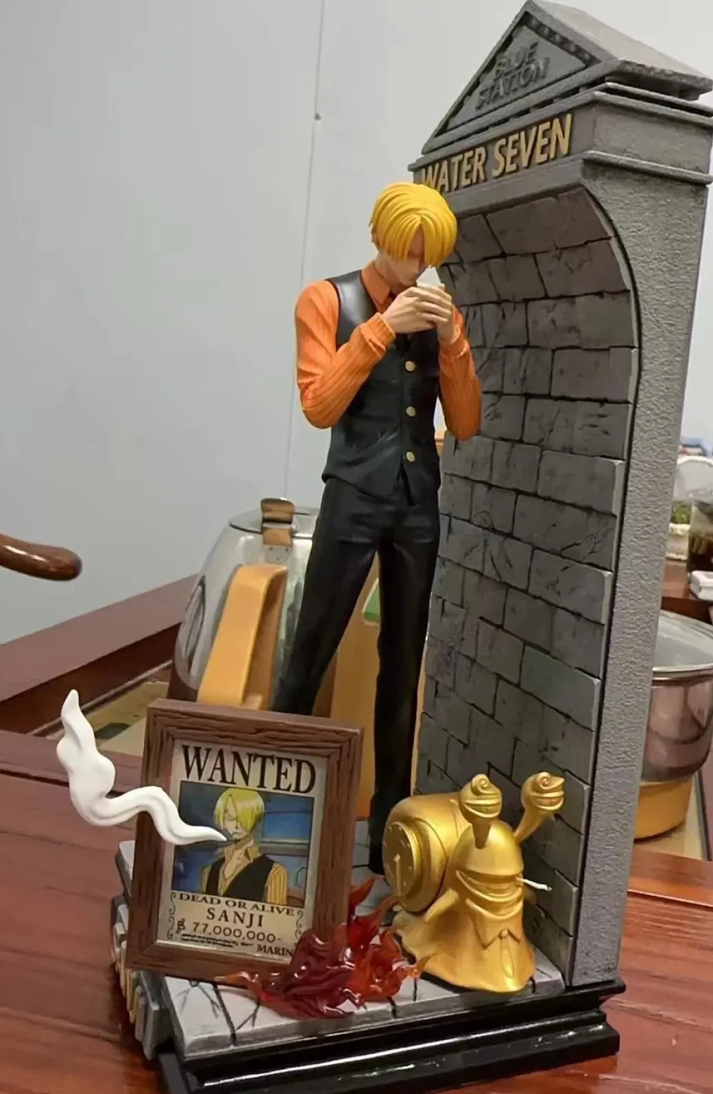 POP Scale Water 7 Saga Sanji - ONE PIECE Resin Statue - SQ Studio