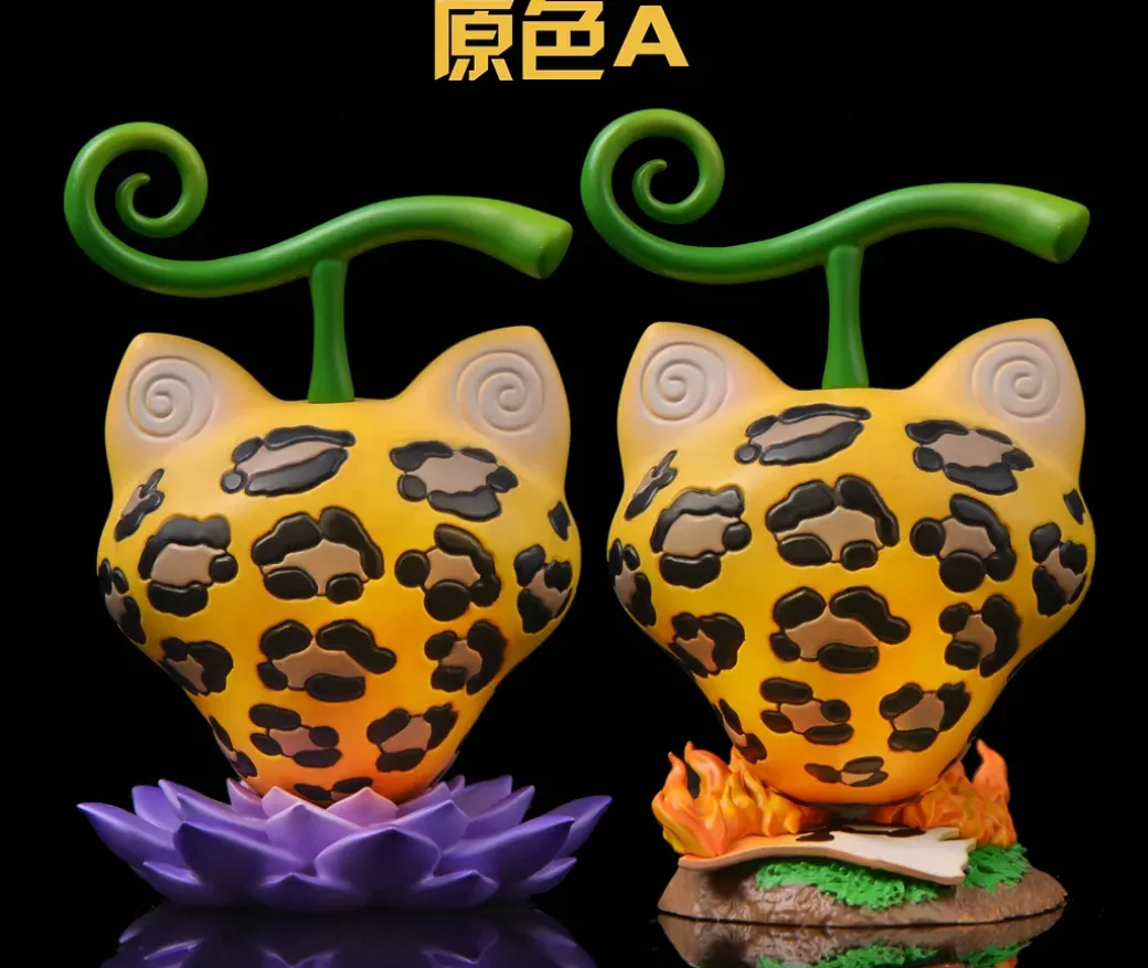 POP WCF Scale Cat-Cat Fruit Leopard Model - ONE PIECE Resin Statue - UNO Studio