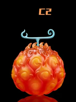 POP WCF Scale Flame-Flame Fruit 2.0 - ONE PIECE Resin Statue - UNO Studio