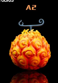 POP WCF Scale Flame-Flame Fruit 2.0 - ONE PIECE Resin Statue - UNO Studio