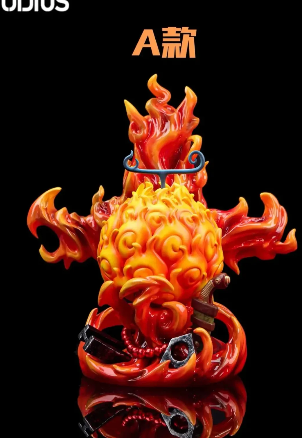 POP WCF Scale Flame-Flame Fruit 2.0 - ONE PIECE Resin Statue - UNO Studio
