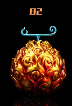 POP WCF Scale Flame-Flame Fruit 2.0 - ONE PIECE Resin Statue - UNO Studio
