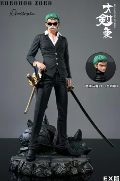 POPMAX & 1/4 Scale Dressrosa Arc Roronoa Zoro - ONE PIECE Statue - DaJianHao Studio