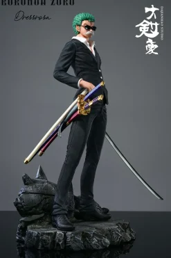 POPMAX & 1/4 Scale Dressrosa Arc Roronoa Zoro - ONE PIECE Statue - DaJianHao Studio