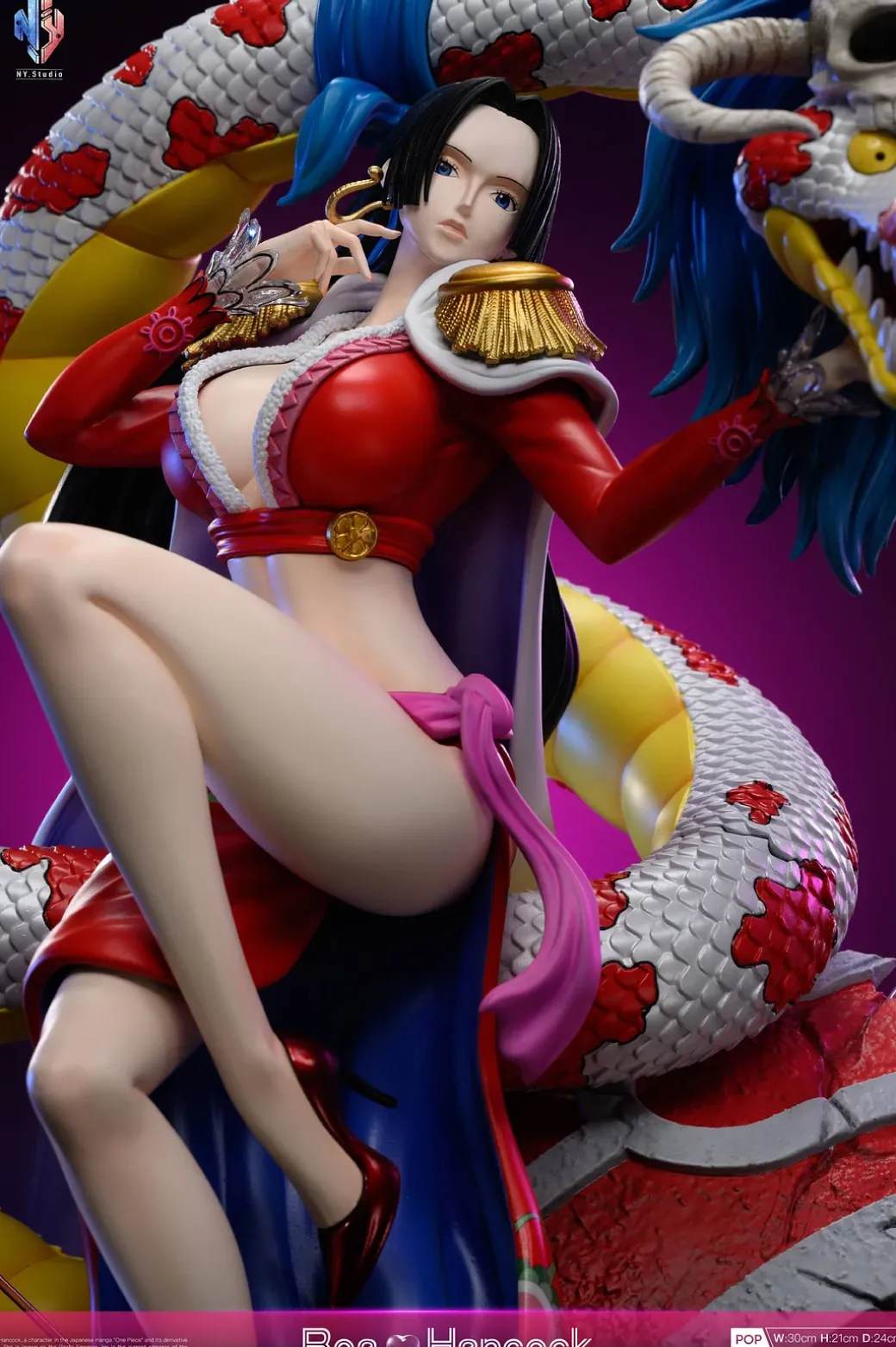 POPMAX Scale Boa Hancock - ONE PIECE Resin Statue - NY Studio