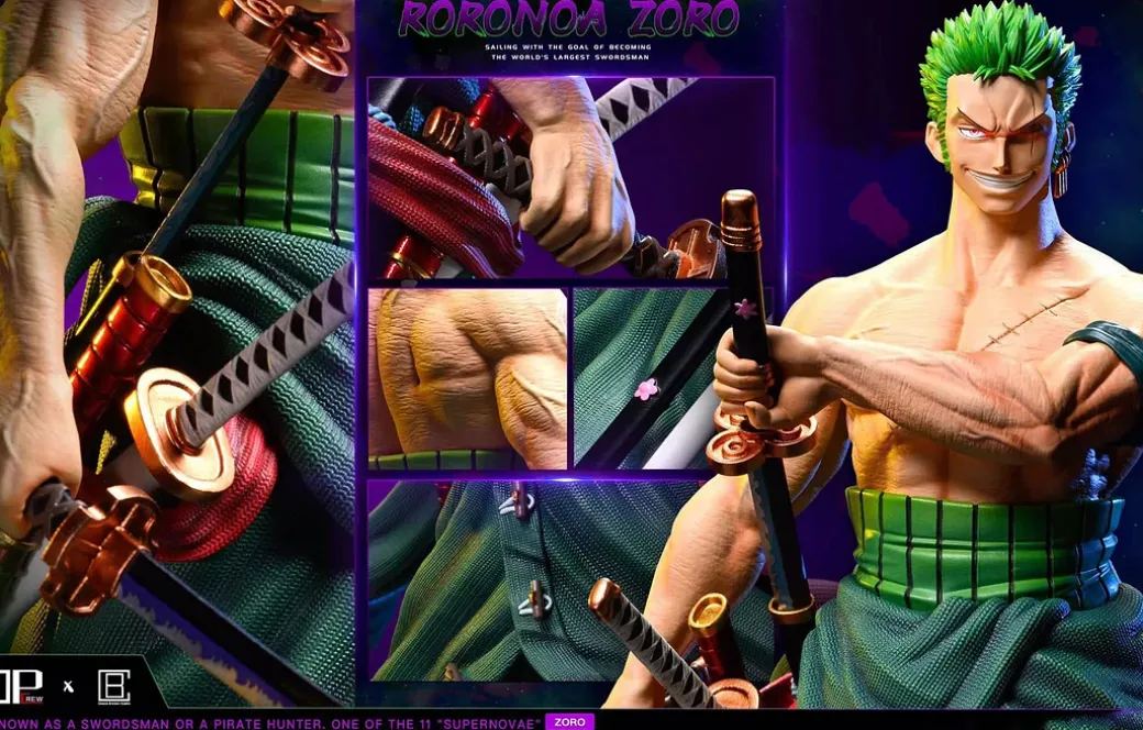 POPMAX Scale Roronoa Zoro - ONE PIECE Resin Statue - OP-Crew Studio