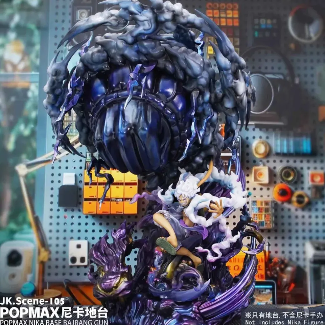 POPMAX Scale Rubber Rubber Monkey God Gun Base ONLY - ONE PIECE Resin Statue - JacksDo Studios