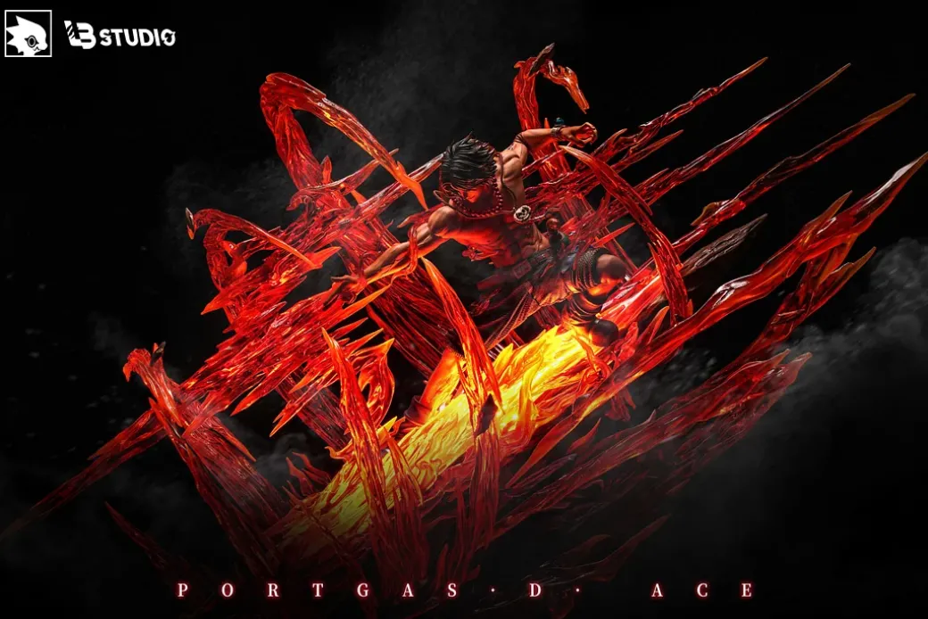 Portgas D. Ace with LED - ONE PIECE Resin Statue - LB-Studio