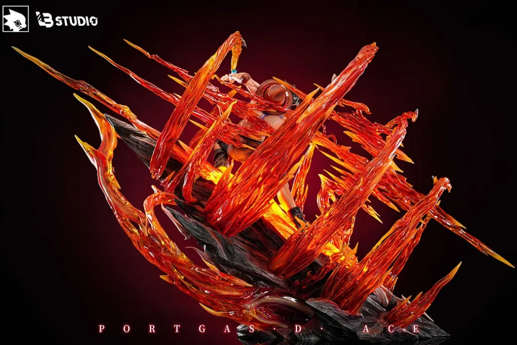 Portgas D. Ace with LED - ONE PIECE Resin Statue - LB-Studio
