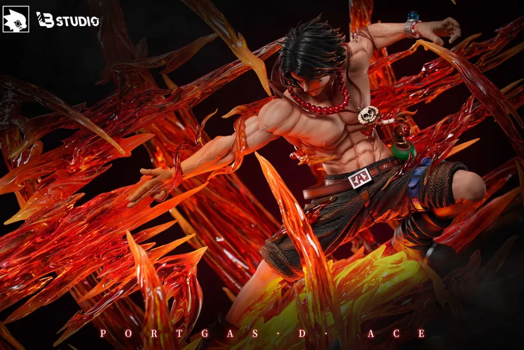 Portgas D. Ace with LED - ONE PIECE Resin Statue - LB-Studio