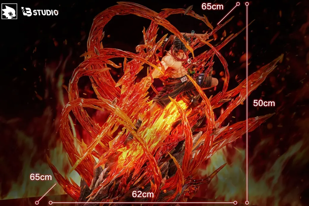 Portgas D. Ace with LED - ONE PIECE Resin Statue - LB-Studio