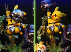Predator Cosplay Pikachu vs Alien - Pokemon Alien Resin Statue - Crescent-Studios