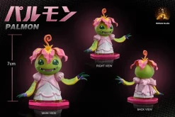 Princess Mimi Tachikawa, Princess Palmon, Gekomon & Otamamon - Digimon Resin Statue - MIMAN Studios
