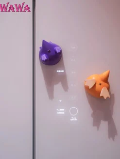 Psyduck & Gengar Fridge Magnet - Pokemon Statue - WAWA Studio