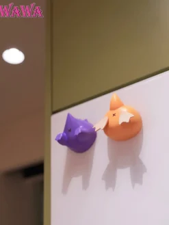 Psyduck & Gengar Fridge Magnet - Pokemon Statue - WAWA Studio