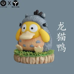 Psyduck Cosplay Totoro - Pokemon My Neighbor Totoro Resin Statue - WOWO Studios