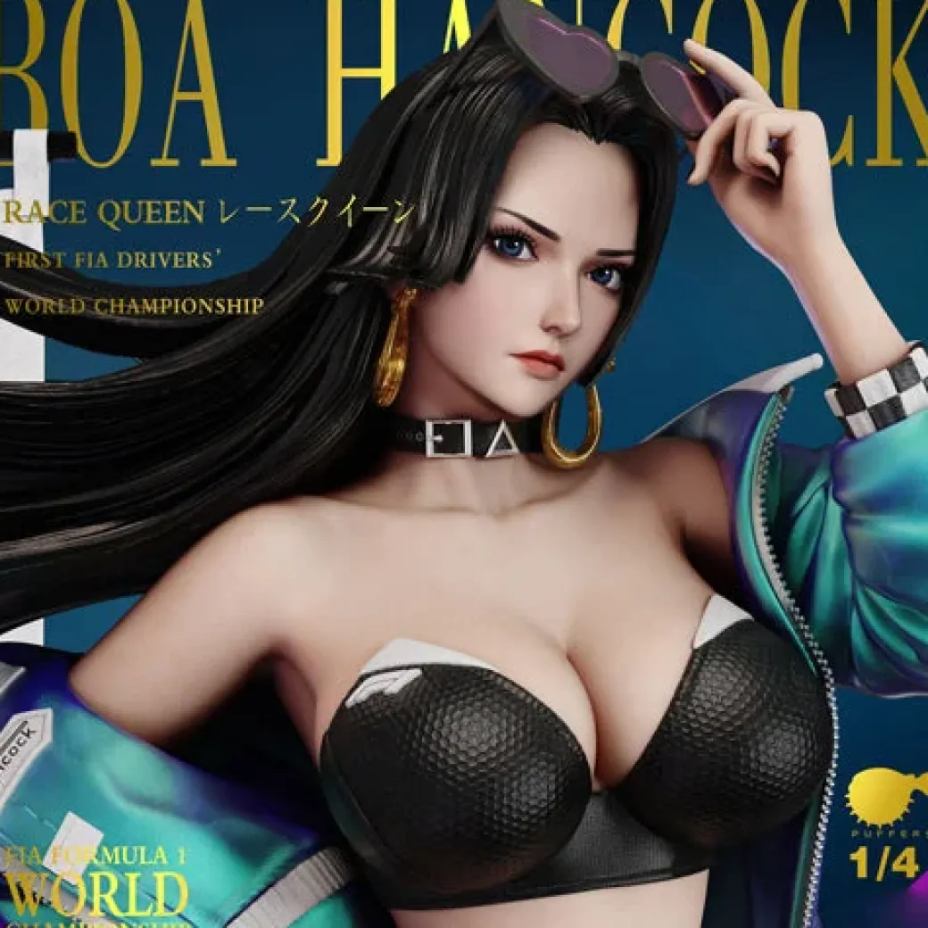 Racing Girls Boa Hancock - ONE PIECE Resin Statue - Puffer Studio