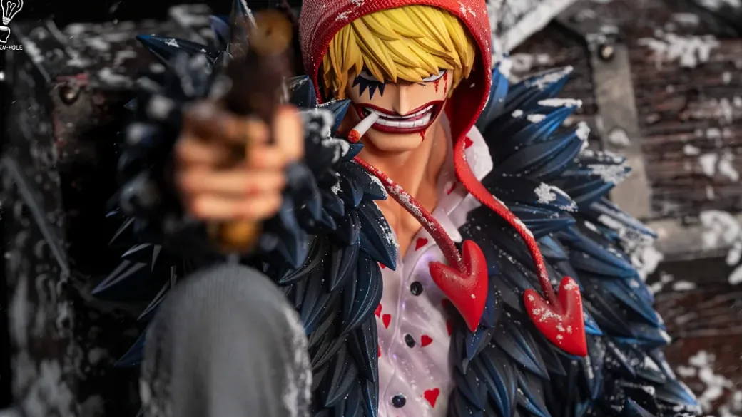 Raising Gun Corazon Donquixote Rosinante - ONE PIECE Resin Statue - Brain Hole Studio