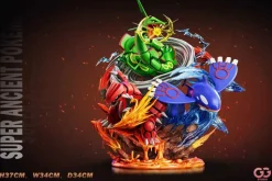 Rayquaza & Groudon & Kyogre with LED - Pokemon Resin Statue - GuGu Studio