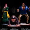 Red Hair Pirates Theatrical Ver. Bonk Punch & Rockstar & Monster - ONE PIECE Resin Statue - Black Studios