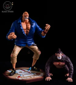 Red Hair Pirates Theatrical Ver. Bonk Punch & Rockstar & Monster - ONE PIECE Resin Statue - Black Studios