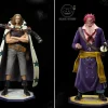 Red Hair Pirates Yasopp & Rockstar - ONE PIECE Resin Statue - Black Studios