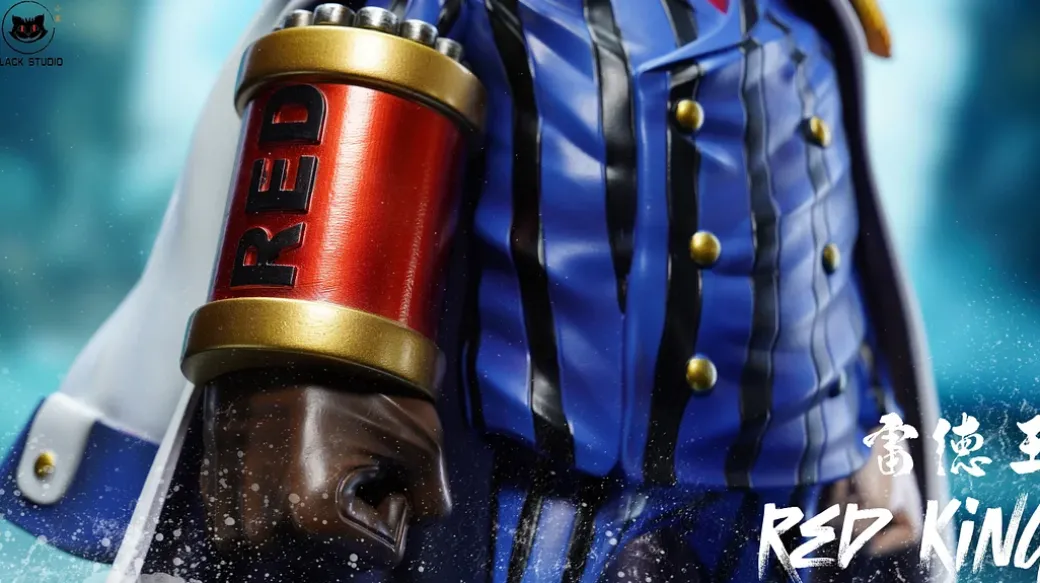 Red King & Guillotine - ONE PIECE Resin Statue - Black Studios
