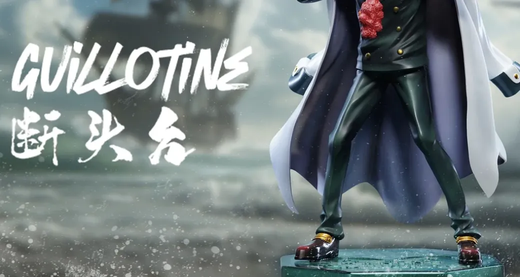 Red King & Guillotine - ONE PIECE Resin Statue - Black Studios