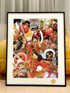 Red Shirt Ver. Straw Hat Crew Decorative Painting - ONE PIECE - Xingkong Studio