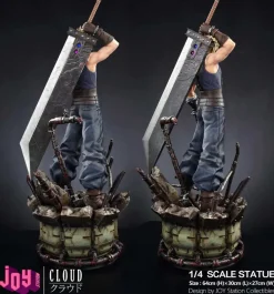 Remake Ver. Cloud Strife - (FF7) Final Fantasy VII Resin Statue - Joy Station Collection