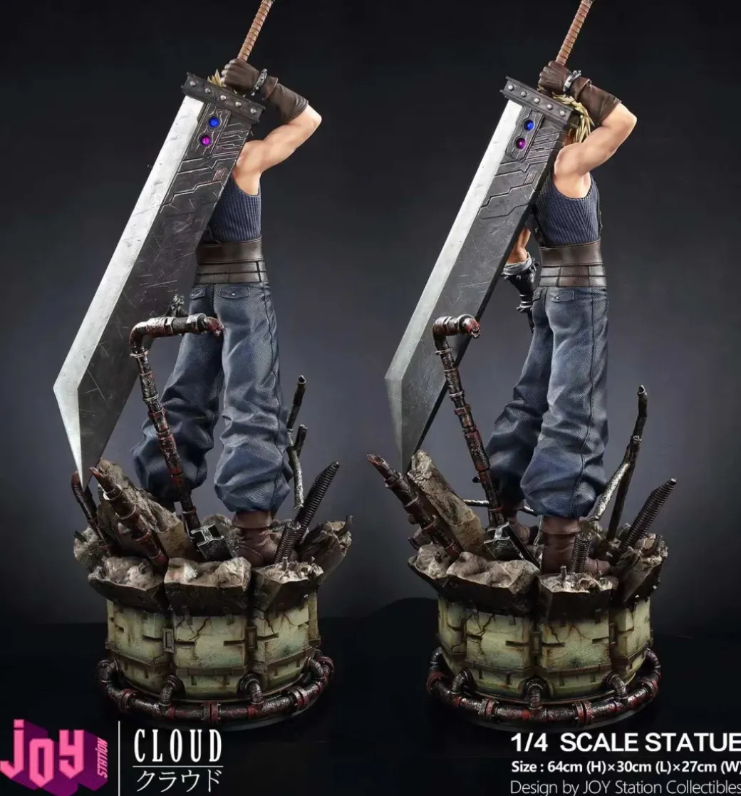 Remake Ver. Cloud Strife - (FF7) Final Fantasy VII Resin Statue - Joy Station Collection