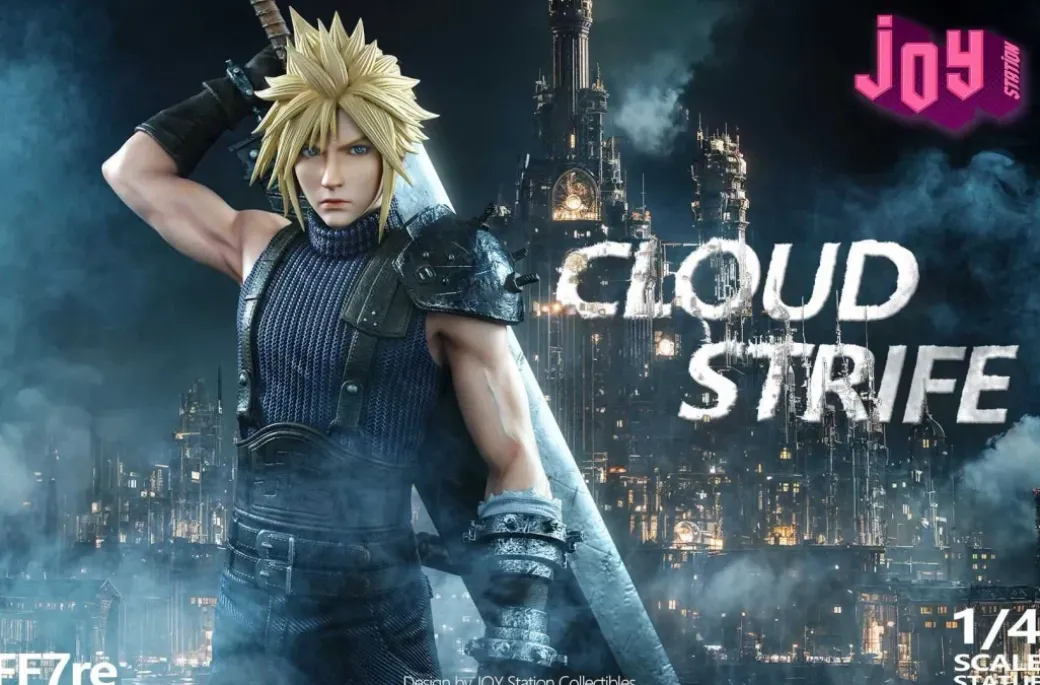 Remake Ver. Cloud Strife - (FF7) Final Fantasy VII Resin Statue - Joy Station Collection