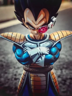 Repaint Ichiban Kuji Prize A Vegeta Comic Ver. - Dragon Ball Statue - NB Studio